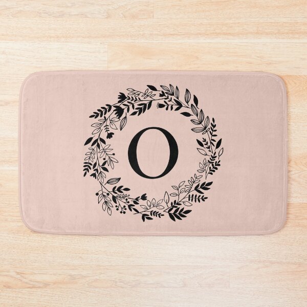 Item preview, Letter O with Floral Wreath - Initial O - Monogram Art designed and sold by thelustrous.