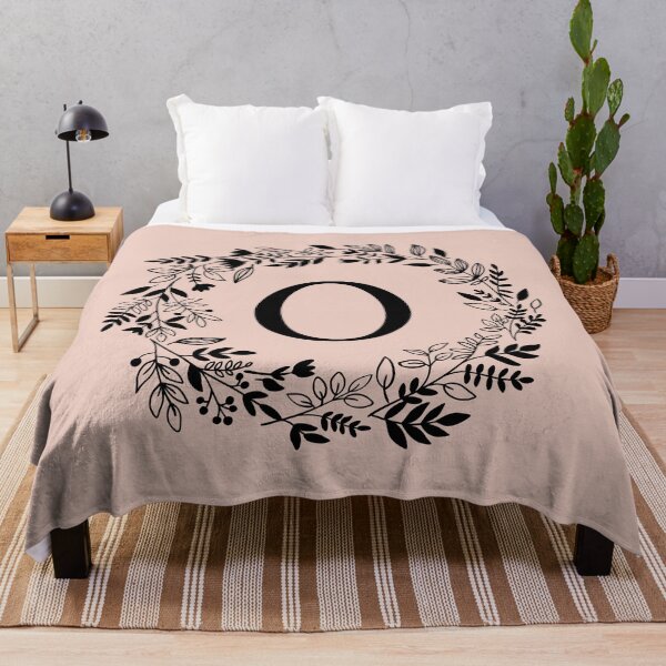 Item preview, Letter O with Floral Wreath - Initial O - Monogram Art designed and sold by thelustrous.