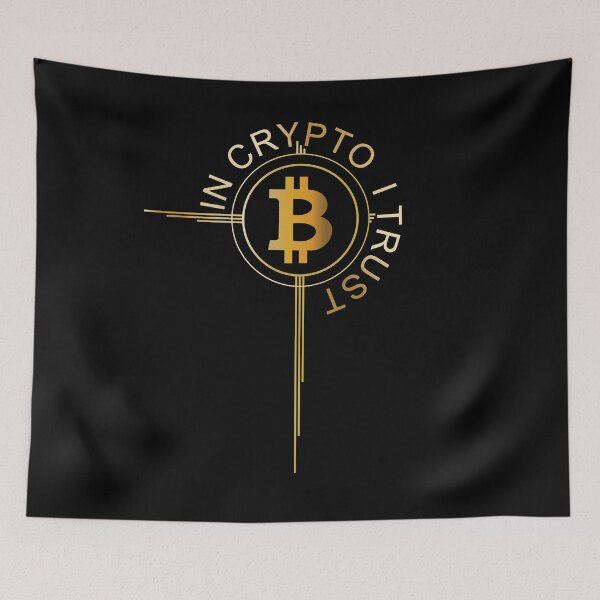 Item preview, "Crypto I Trust" T-Shirt with Bitcoin Symbol - Perfect Gift for Crypto Enthusiasts and Blockchain Fans, Trendy Crypto Shirt designed and sold by EinfachKlim.