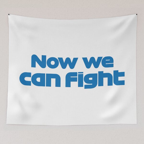 Item preview, Now we can fight - blue designed and sold by F440.