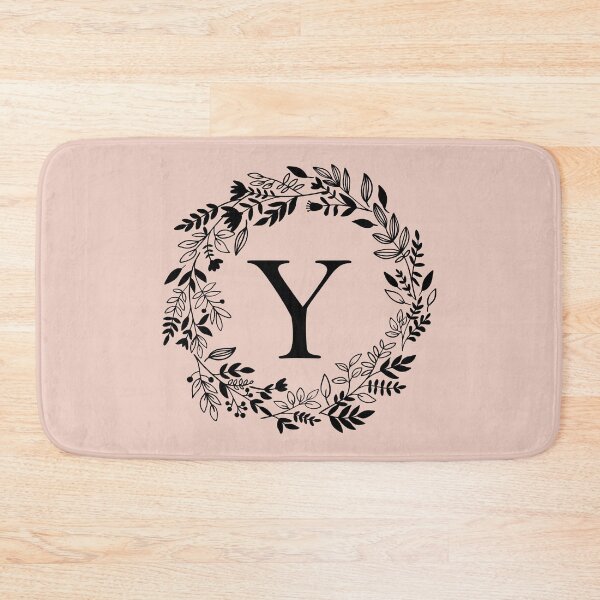 Item preview, Letter Y with Floral Wreath - Initial Y - Monogram Art designed and sold by thelustrous.