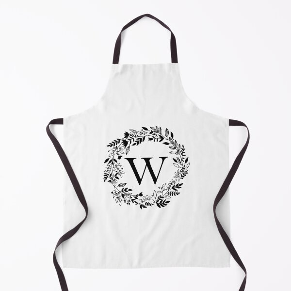 Item preview, Letter W with Floral Wreath - Initial W - Monogram Art designed and sold by thelustrous.