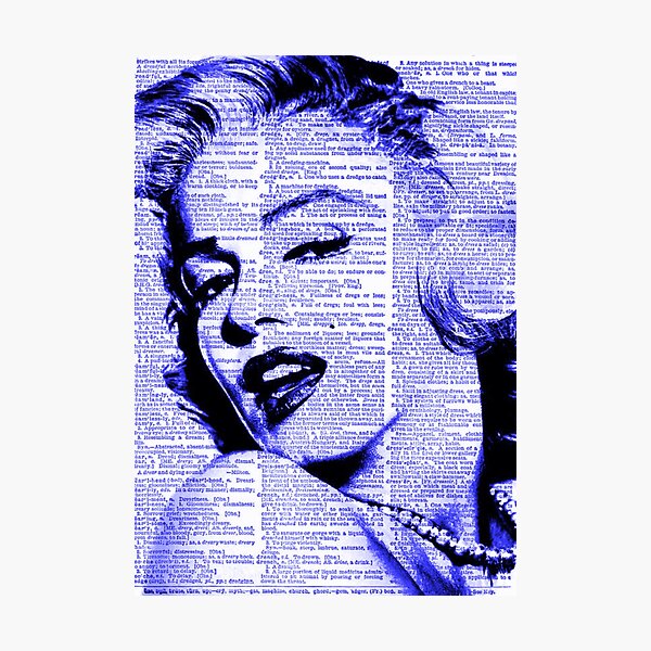 Item preview, MM IN BLUE PRINT designed and sold by kamikrison.