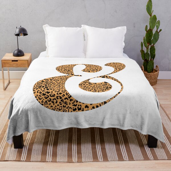 Item preview, Haute Leopard Bold Ampersand With Classic Leopard Print designed and sold by HauteLeopard.
