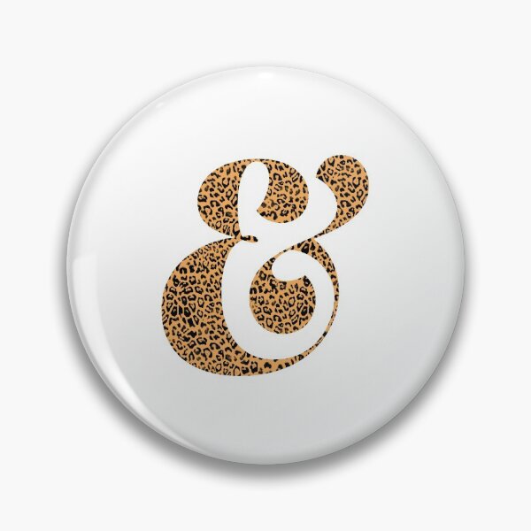 Item preview, Haute Leopard Bold Ampersand With Classic Leopard Print designed and sold by HauteLeopard.