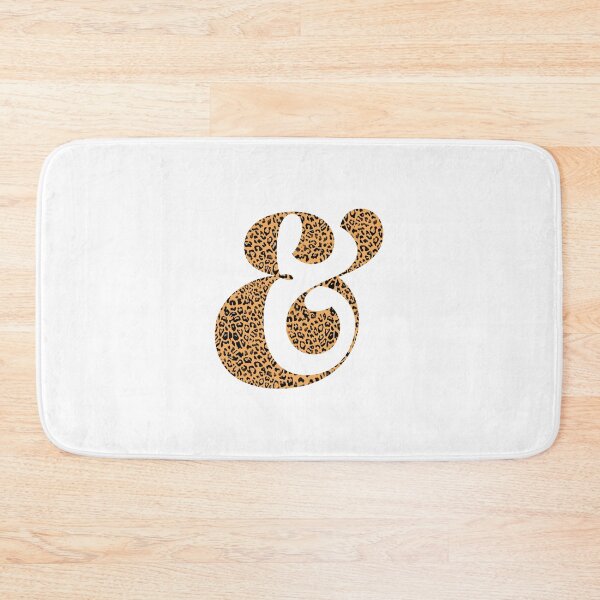 Item preview, Haute Leopard Bold Ampersand With Classic Leopard Print designed and sold by HauteLeopard.