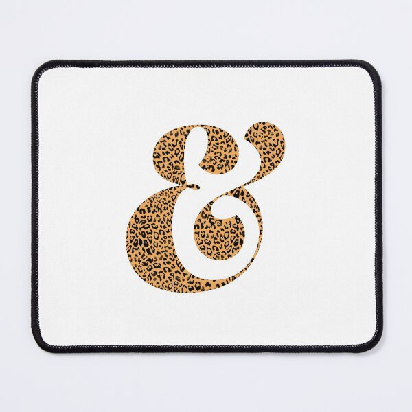 Item preview, Haute Leopard Bold Ampersand With Classic Leopard Print designed and sold by HauteLeopard.
