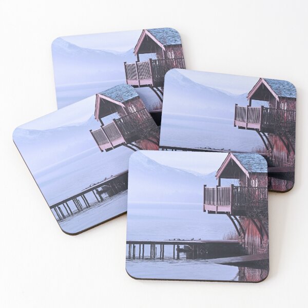 Item preview, Ullswater Boathouse in Snow designed and sold by Liz Lane.