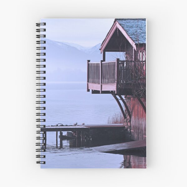 Item preview, Ullswater Boathouse in Snow designed and sold by Liz Lane.