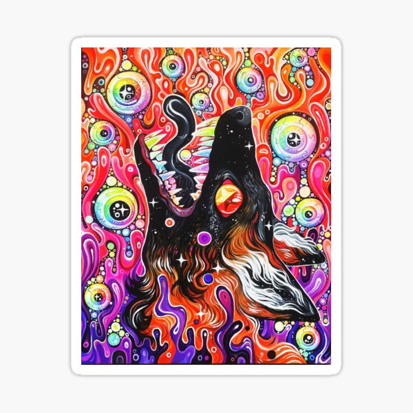 GlitterFox Sticker