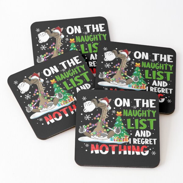 Item preview, Horse Christmas, On The Naughty-List And I Regret Nothing designed and sold by Kelly993.