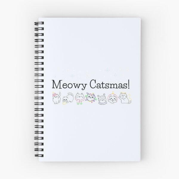 Item preview, Meowy Catsmas!           blk-text designed and sold by patternedprints.