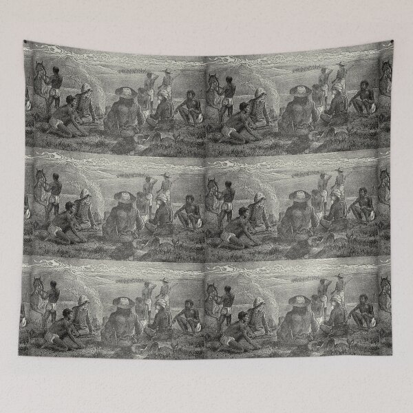 Item preview, THE WILD BUSHMEN 1896 designed and sold by Chriselda Barretto.