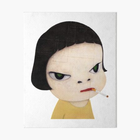 Gifts Idea Yoshitomo Nara The Lazy Way Art Board Print