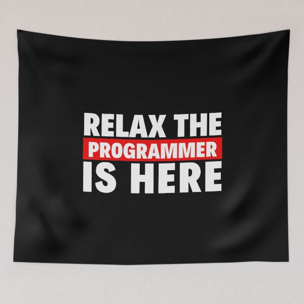 Item preview, relax the programmer is here designed and sold by T-shirtgallery.