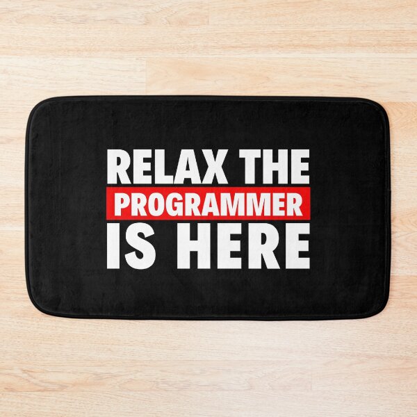 Item preview, relax the programmer is here designed and sold by T-shirtgallery.