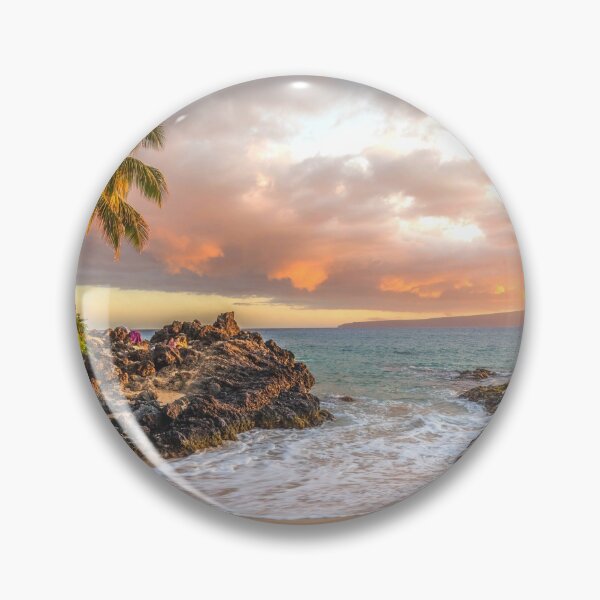Item preview, Orange Palm Paradise, Tropical Sunset Beach designed and sold by WanderTravels.