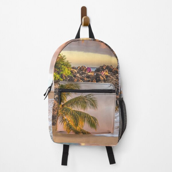 Item preview, Orange Palm Paradise, Tropical Sunset Beach designed and sold by WanderTravels.