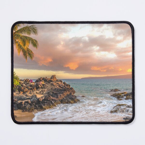 Item preview, Orange Palm Paradise, Tropical Sunset Beach designed and sold by WanderTravels.