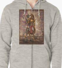 Bast & Anubis Zipped Hoodie