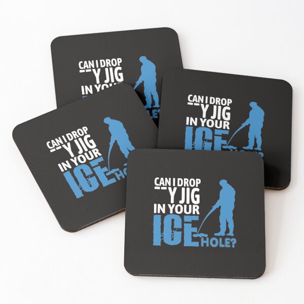 Item preview, Can i Drop Jig in Your Ice Hole Funny Fishing Shirt designed and sold by malek24.