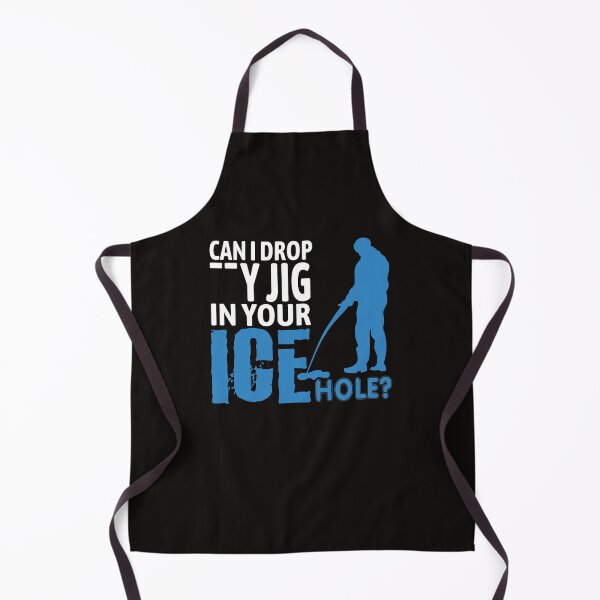 Item preview, Can i Drop Jig in Your Ice Hole Funny Fishing Shirt designed and sold by malek24.