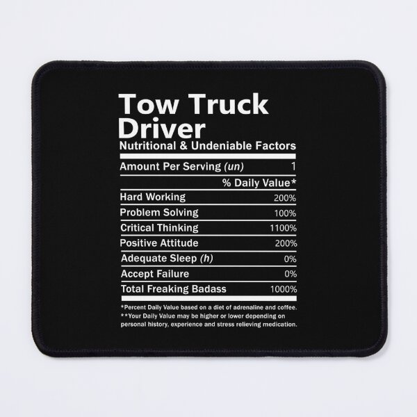 Item preview, Tow Truck Driver T Shirt - Nutritional and Undeniable Factors Gift Item Tee designed and sold by oslandefren.