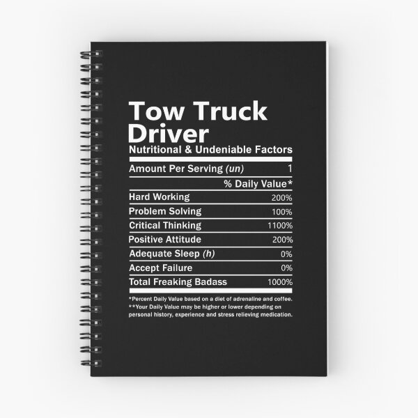 Item preview, Tow Truck Driver T Shirt - Nutritional and Undeniable Factors Gift Item Tee designed and sold by oslandefren.
