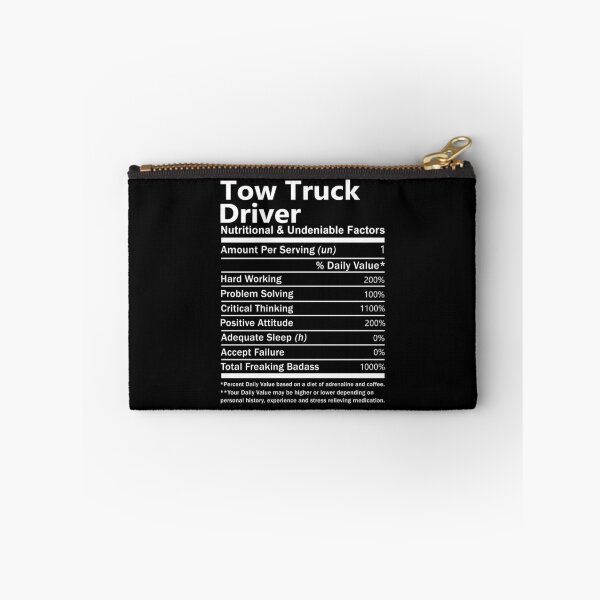 Item preview, Tow Truck Driver T Shirt - Nutritional and Undeniable Factors Gift Item Tee designed and sold by oslandefren.