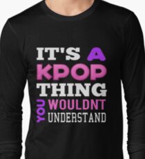 Ein KPOP THING - SCHWARZ Langarmshirt