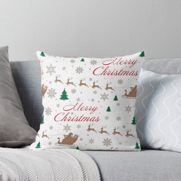 Artikelvorschau, Frohe Weihnachten, Muster, Mit, Weihnachtsmänner, Hirsche, Tree entworfen und verkauft von Youpattern.