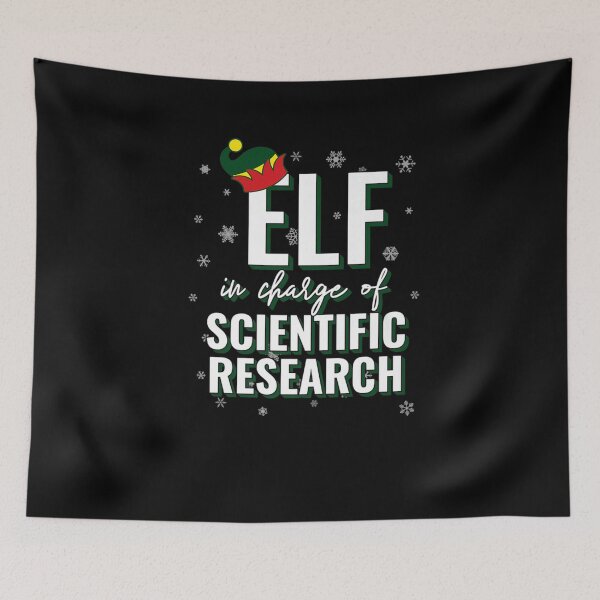 Item preview, Elf In Charge Of Scientific funny christmas idea gift family matching designed and sold by wi trendshop.