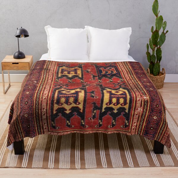 Item preview, Oriental rug, turkish Antique Kilim, Animal Wool Rug  designed and sold by patternme.
