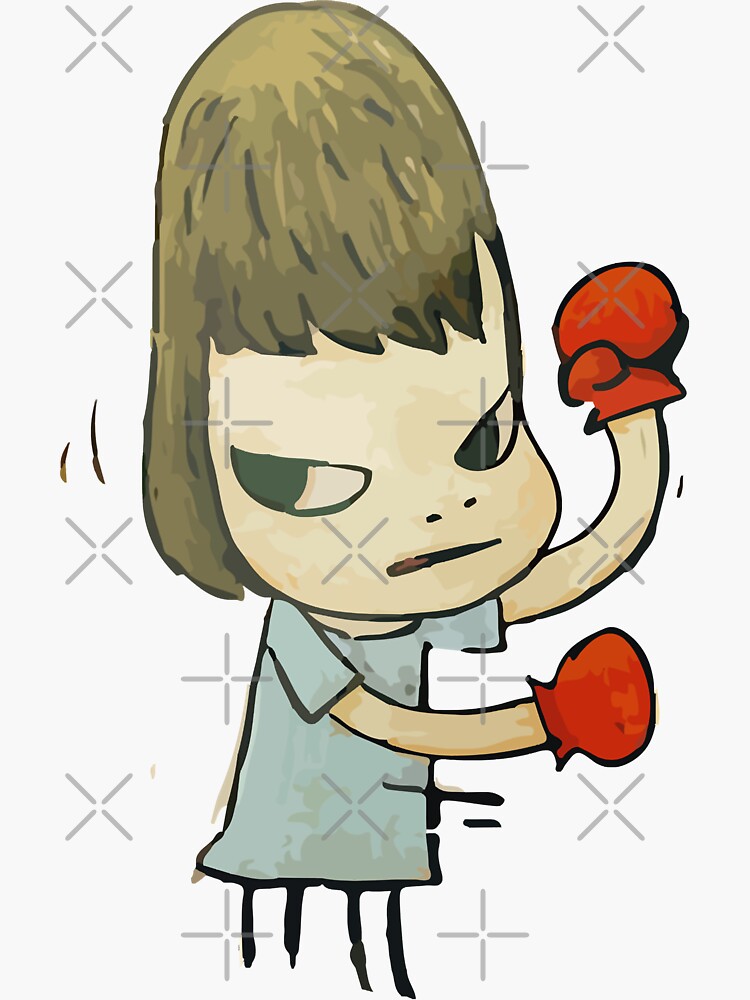 "The Best Yoshitomo Nara Yayoi Kusama Gifts Everyone" Sticker for Sale