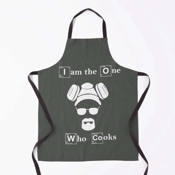 Walter White Kochschürze „I Am The One Who Cooks“ – Wasserdicht, Verstellbar, 49x68 Cm (Polyester)