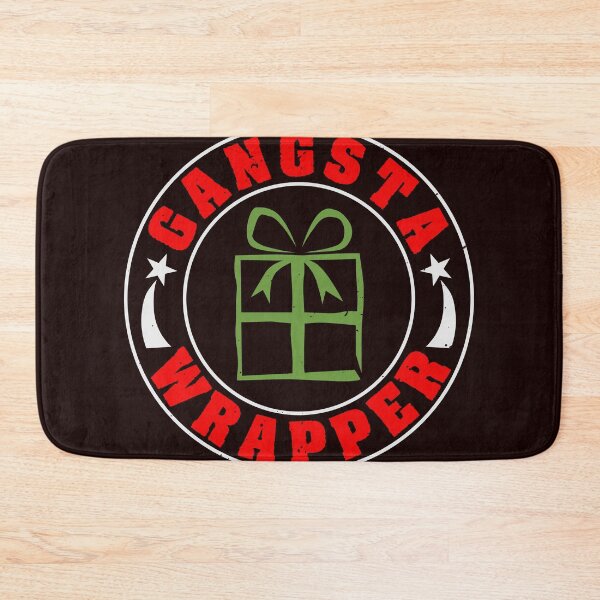 Item preview, Gangsta Wrapper - Funny Christmas Shirt designed and sold by StreetShirts1.