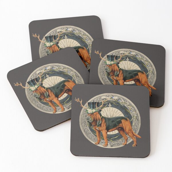 Item preview, Bloodhound Dog on the hunt designed and sold by RagdollGypzy.