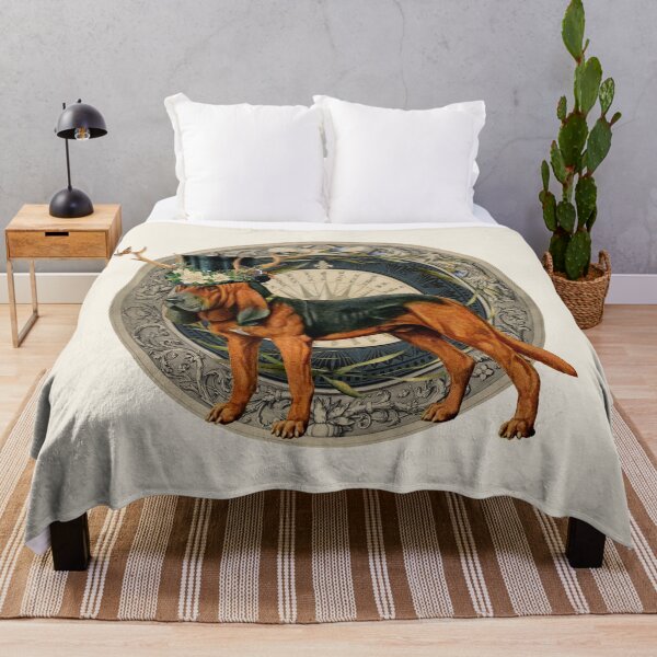 Item preview, Bloodhound Dog on the hunt designed and sold by RagdollGypzy.