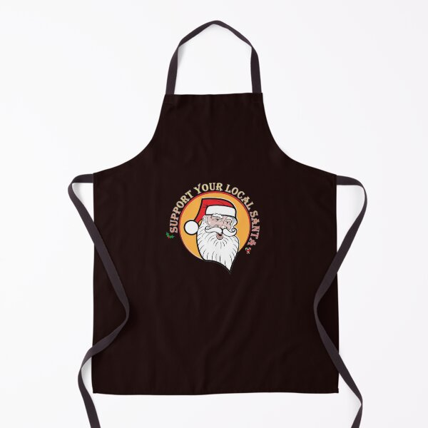 Item preview, Support Your Local Santa - Funny Christmas Shirt designed and sold by StreetShirts1.