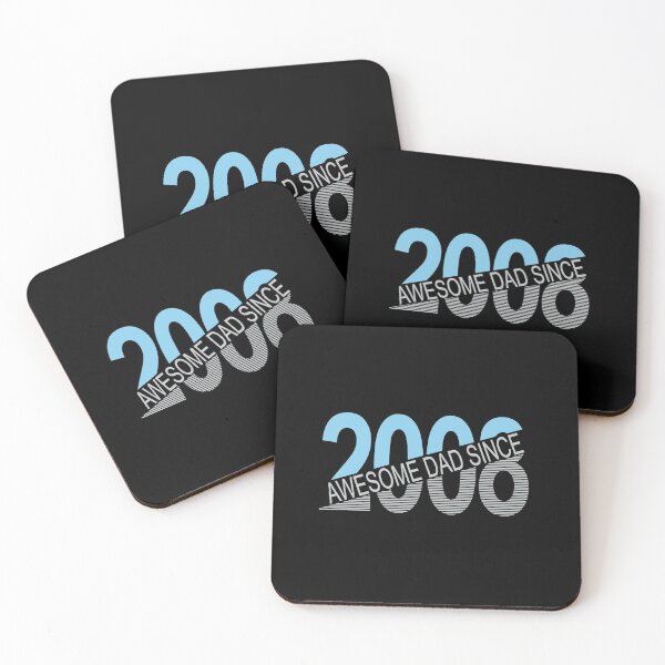 Item preview, Awesome dad since 2008 designed and sold by FashionHeritage.