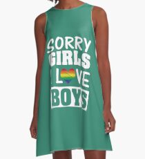 LGBT T-shirts: Gay love A-Line Dress