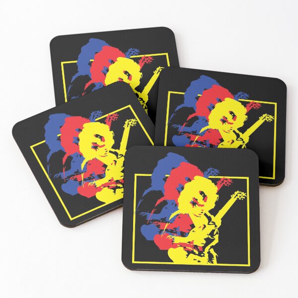 Item preview, Retro Rock Guitarist Guitar Art designed and sold by WIZECROW.
