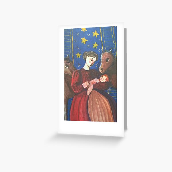 Dolls' Nativity Greeting Card