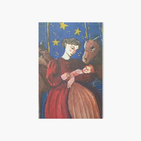 Dolls' Nativity Art Board Print