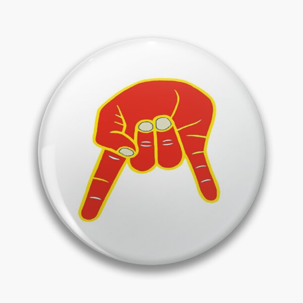 Item preview, Horns Down - Red/Yellow - Large designed and sold by CFB-Art.