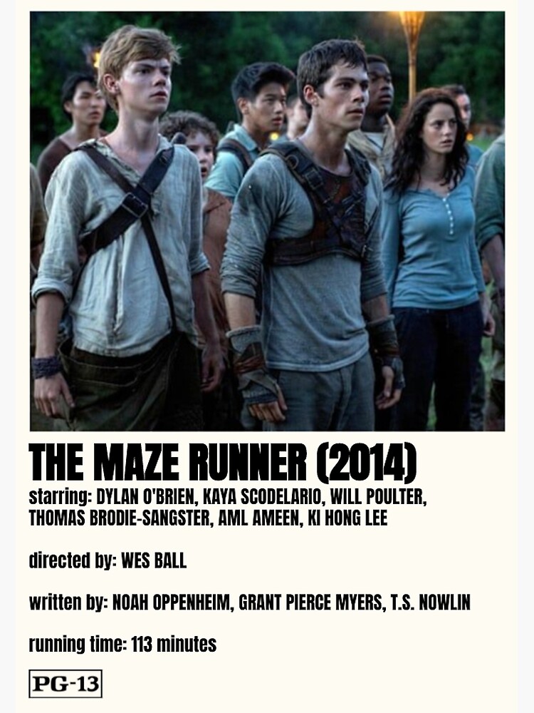 The Maze Runner Cast 3 Movie SIGNED PHOTO Print Art Canvas