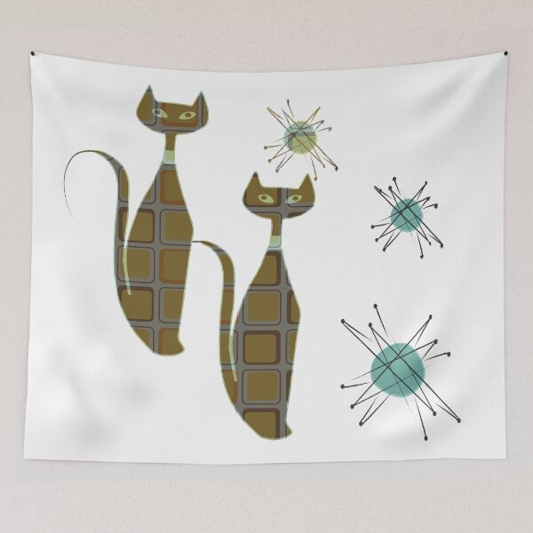 Item preview, MCM Patterned Atomic Cat designed and sold by LisWilliams.