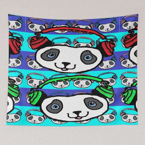 Item preview, Headphones,panda,vinyl,graffiti by LowEndGraphics designed and sold by LowEndGraphics.
