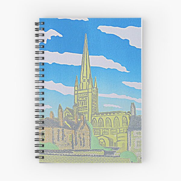 Item preview, Linoprint of Norwich Cathedral designed and sold by Linocut Lain.