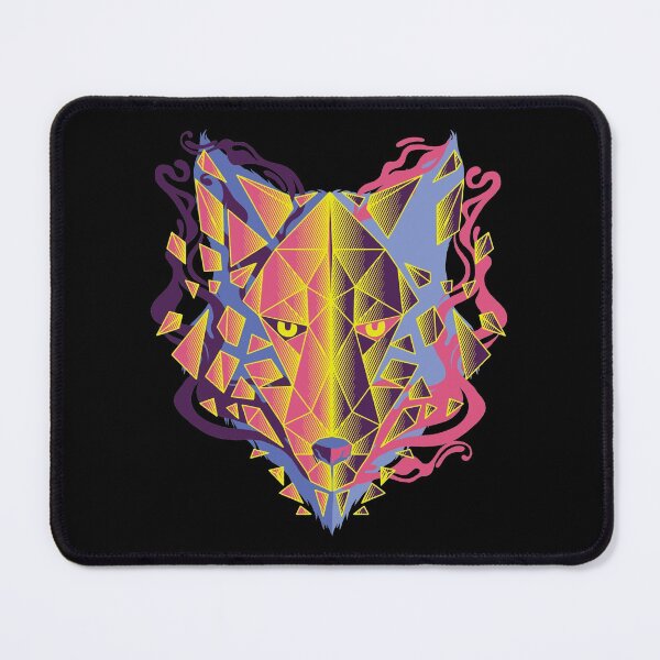 Item preview, Cyberpunk Polygon Wolf designed and sold by infleims.